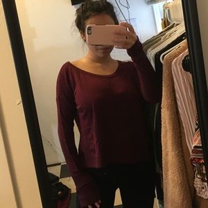 Maroon sweater